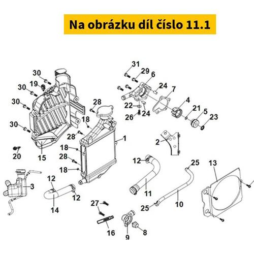 Water Hose B 19502-MA1-000