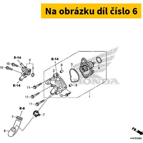 HOSE C, WATER 19503K40F00