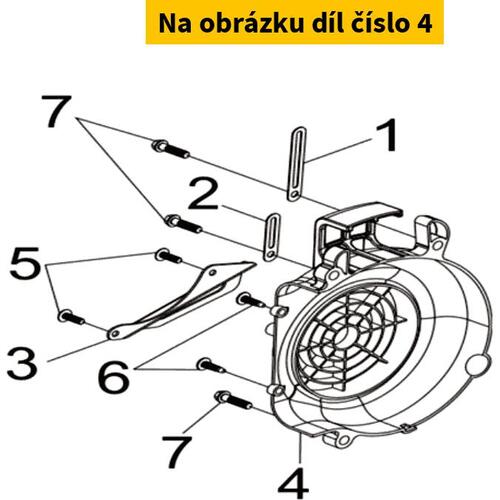 FAN COVER COMP 19610-FDA-000