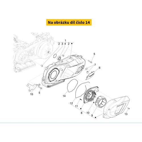 Cooling Cover Gasket 1A003394