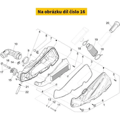 Air Inlet Pipe 1A003599