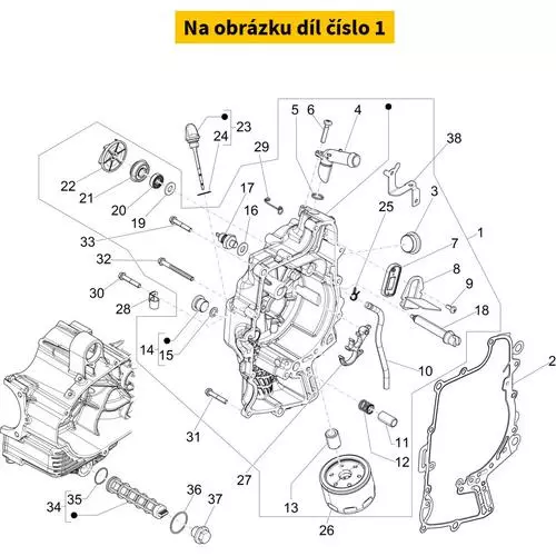 Water pump PIAGGIO MP3 500 HPE H2O 4T E4 2018-2020 1A0111105