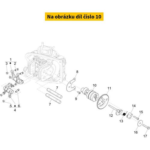 Camshaft With I.P. 1A0123450B