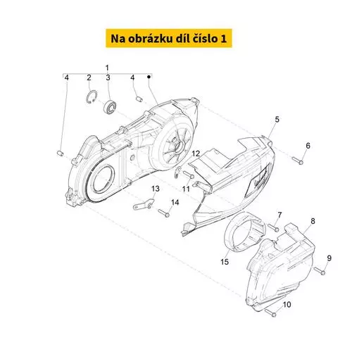 Transmission Cover With I.P. 1A0130515