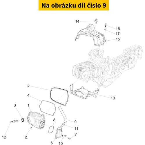 Oil Breather Pipe 1A013473