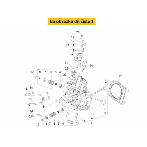 Complete Cilinderkop 1A014953