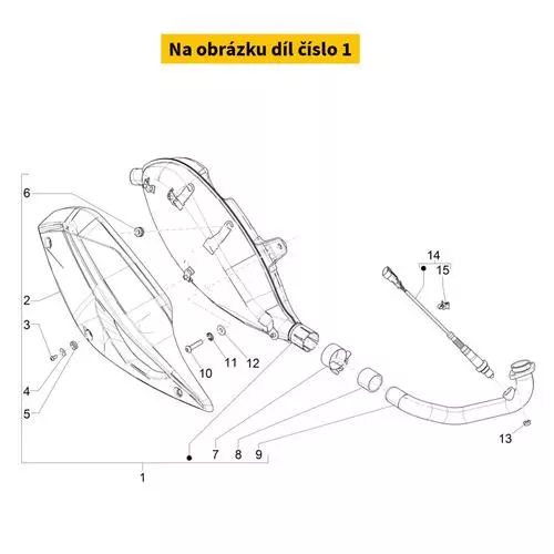 Muffler  With Thermal Protection 1A0172565