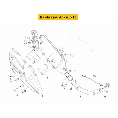 Exhaust Pipe With I.P. 1A020503