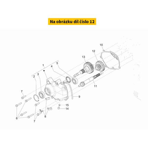 Lay Shaft Assy 1A020593