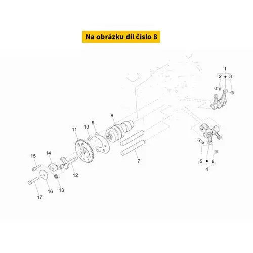 Camshaft With I.P. Cat.D 1A0217040D