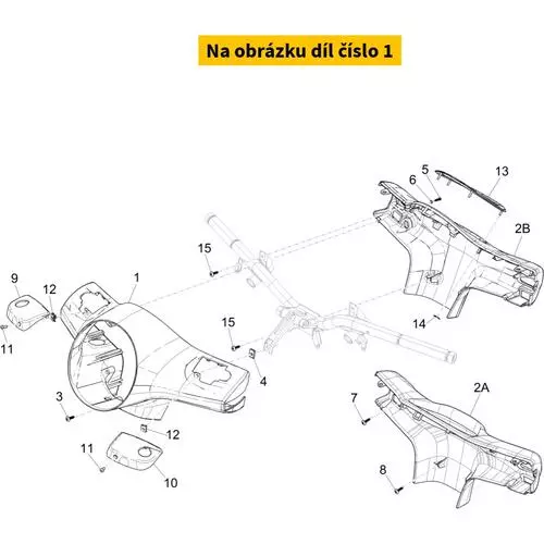 Front Handlebar Cover 1B001185600HQ