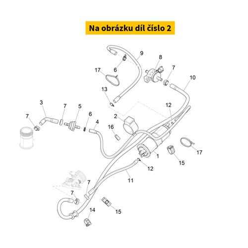 Canister support 1B002849