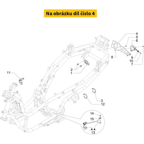 Fixing Actuator Plate With I.P. 1B003537