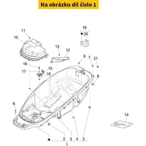 Complete Helmet Holder 1B003850