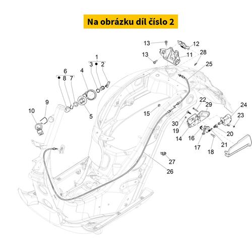 Blank Key With Transponder (Minda) 1B004812