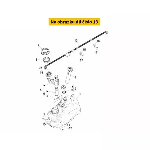 Complete Fuel Pipe Group 1B005669R