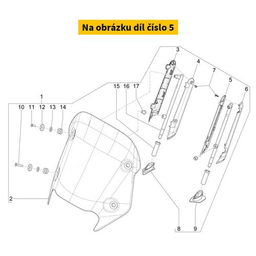 Right Cover Left Support 1B006868