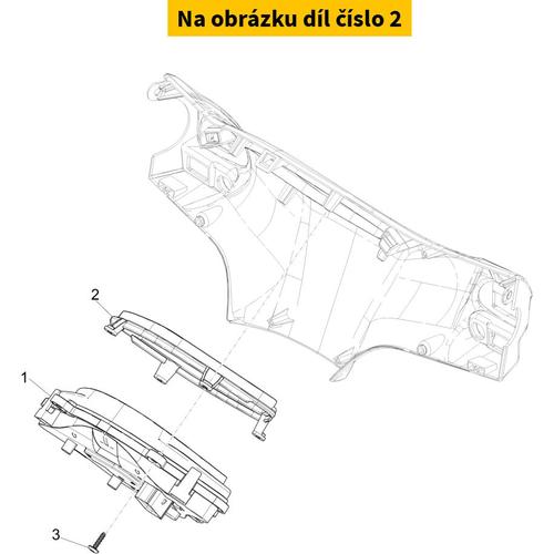 Speedometer Frame Black 1B008626