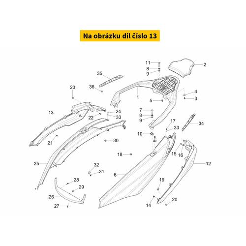 Lower Cover Right 1B0090040000C