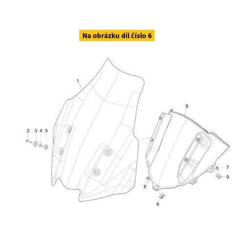 Windshield Support 1B009014