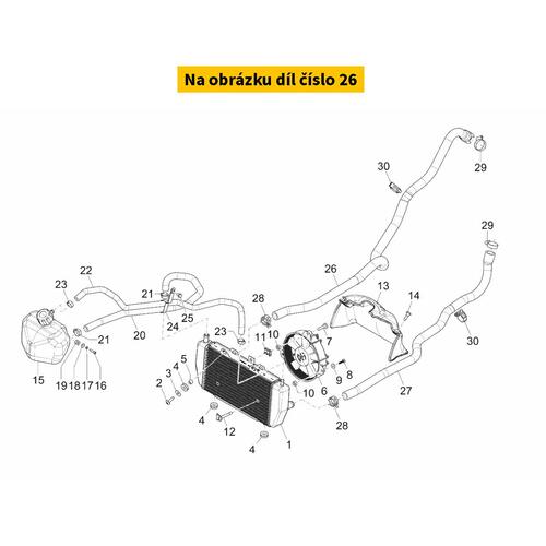 Pump/Radiator Pipe Link 1B009558