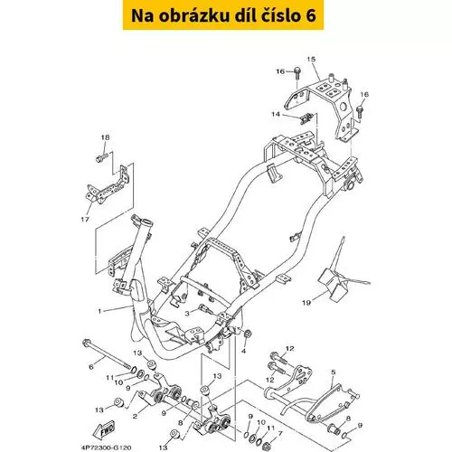 Bolt, Engine Mounting 2 1B6F14821000