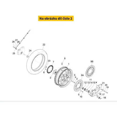 Rear Wheel Hub 1C000945