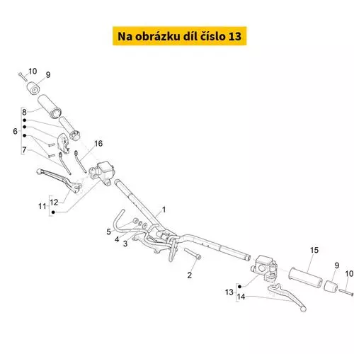 Rear master cylinder 1C003324