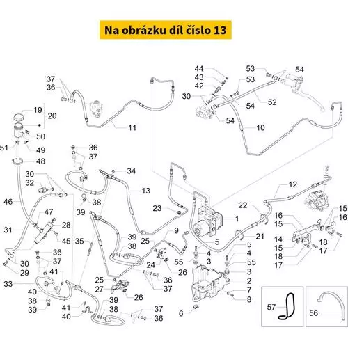 Remleiding Klem Re - Abs 1C003933