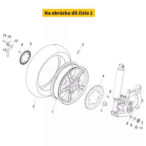 Achterwiel 1C004357000XNM