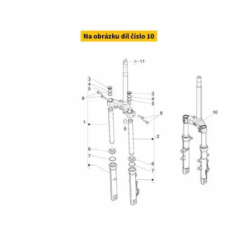 Assembly Front Fork 1C005090