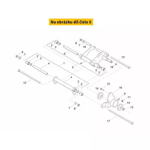 Schommelarm Kant Motor Cpl. 1C005531