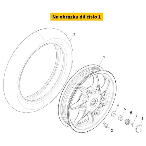 Achterwiel 14 (Sport) 1C005827