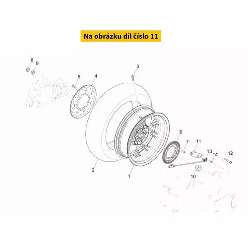 Abs Sensor Bracket With Ip 1C006376