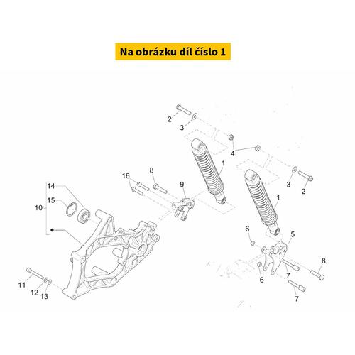 Rear Shock Absorber Assy 1C006422