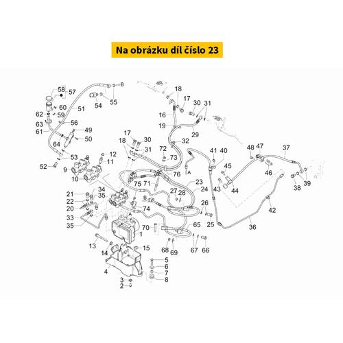 Abs Unit Hose - Right Junction 1C006483