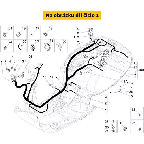 Wire Group Of Frame 1D000030