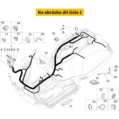 Wiring Harness Of Frame 1D000414