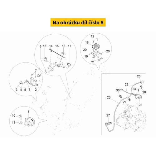 Complete Bracket For Connections Engine 1D0022695