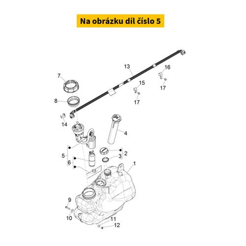 Fuel pump PIAGGIO MP3 500i HPE 4T E4-E5 2019-> 1D002728