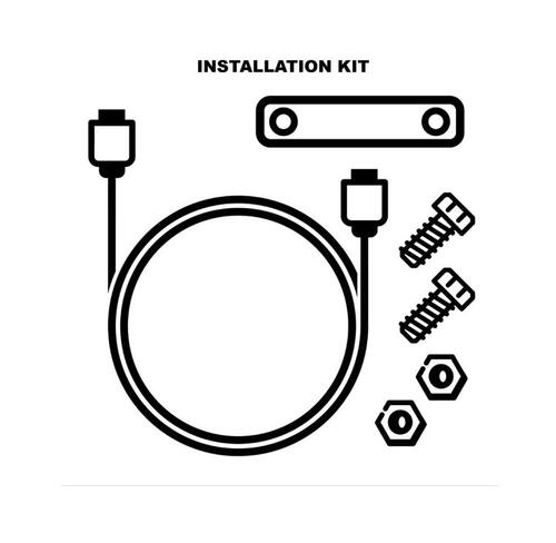 Bracket kit for LED fog lights kit APRILIA SR GT Compact 125-200 E5 1D004156