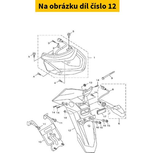 Bracket, License 1DKF16851100