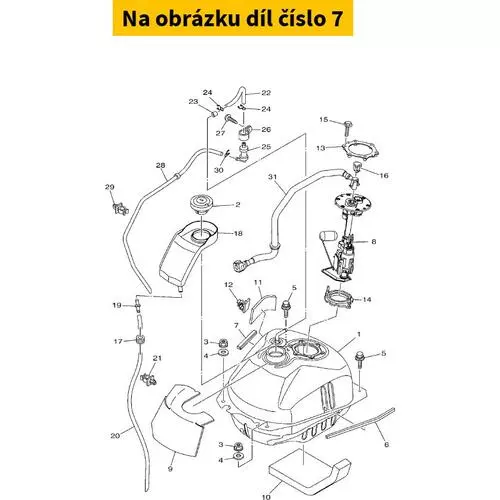 Mold, Fuel Tank 1HX241880100