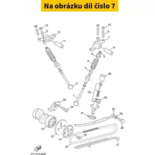 Arm, Valve Rocker 1P3E21510000