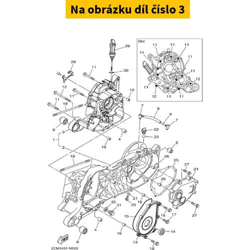 Crankcase 2 1PNE51210100