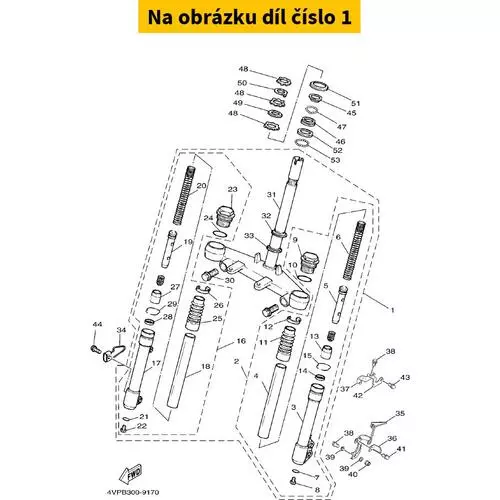 Front Fork Assy 1S5F31000100