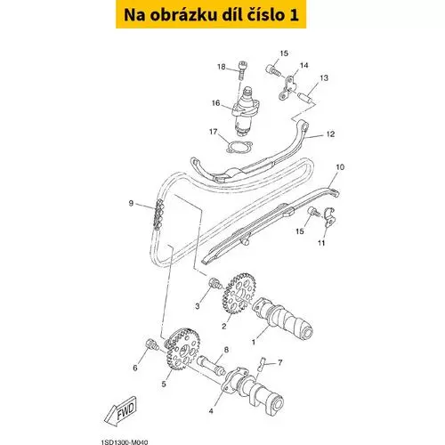 Camshaft 1 1SDE21710000