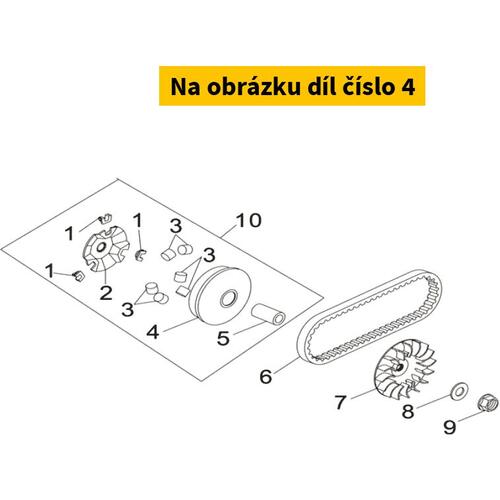 MOVABLE DRIVE FACE COMP 22110-FSA-000