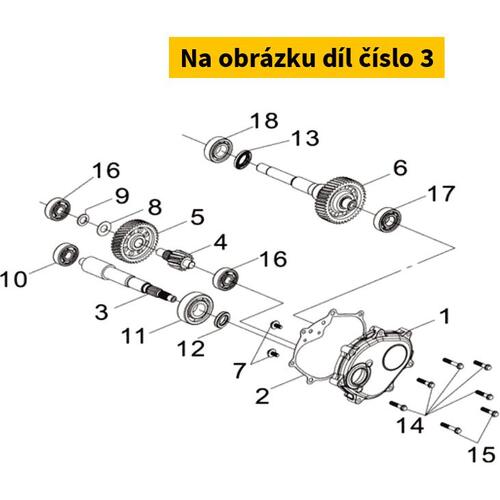 DRIVE SHAFT 23411-FSA-000