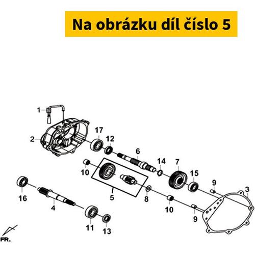 Counter Shaft Comp 23420-L3A-000